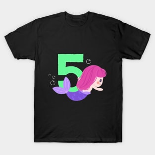 Mermaid Series: Number 5 T-Shirt